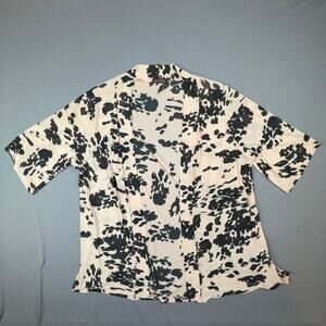 Crazy Train Abstract Splatter Open Front Boutique Duster